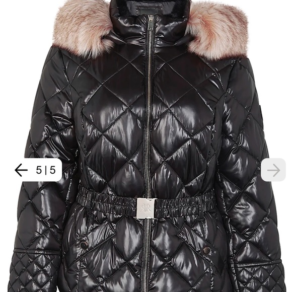 black puffer coat jacket size small - Picture 3 of 3